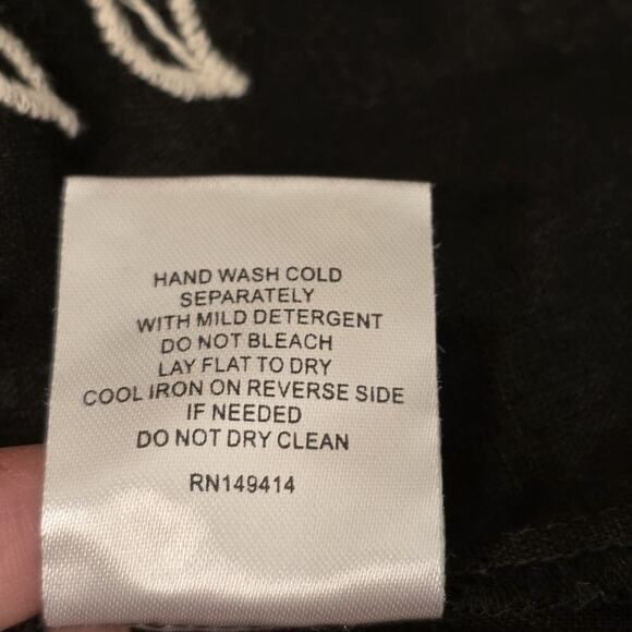 Johnny Was Addison Kimono Sleeve Shirt Black Floral Embroidered Linen Tunic XS - Picture 16 of 16